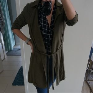 Forever21 Olive Trench